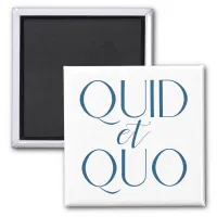 Quid et Quo Classical Education Latin Magnet