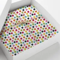 Rainbow Squares Confetti Tissue Paper