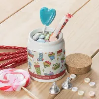 Cute, Colorful Christmas Gifts Design Candy Jar