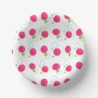 Cute Polka Dots Birthday Party Paper Bowls