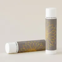 Retro Sunflower Glitter Floral Mother's Day Lip Balm