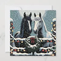 Festive Horses | Merry Christmas