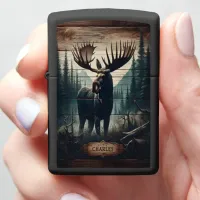 Charles, The Majestic Moose Zippo Lighter