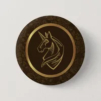 Vintage Unicorn Button