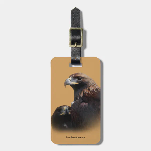 Golden Eagles: Beauties Thru the Bars Luggage Tag