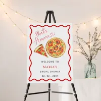 Thats Amore Italian Pizza Bridal Shower Welcome Foam Board