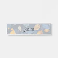 Golden Foliage Dreams Autumn Nature Beauty Door Sign