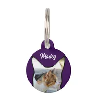 Cat photo ID tag