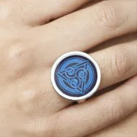 Azure Symphony: The Electric Triad Ring