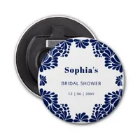 Mexican Blue Talavera Bridal Shower  Bottle Opener