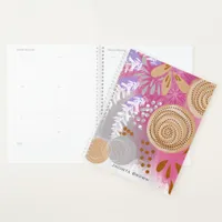 Abstract Floral Botanical Planner