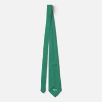 Personalised Viridian Wedding Groom  Neck Tie