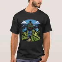 Man Hiking a Trail like the A.T. T-Shirt