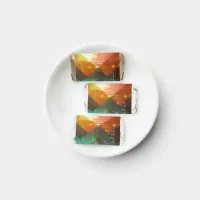 Seventies Orange Abstract Techno Triangles Hershey's Miniatures