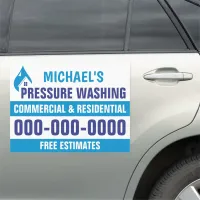 18" X 24" Professional Pressure Washing Car Magnet