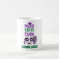 Mardi Gras Cutie Personalized Coffee Mug