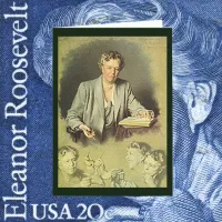 Eleanor Roosevelt White House portrait Card