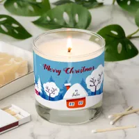 Whimsical Magical Snow Xmas Chic Elegant Scented Candle