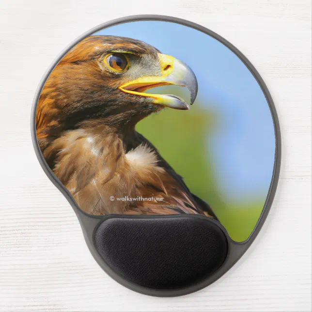 Vision of a Beautiful Young Golden Eagle Gel Mouse Pad
