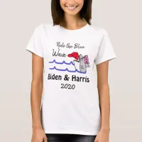 Ride the Blue Wave Democrat Vote Biden Harris 2020 T-Shirt