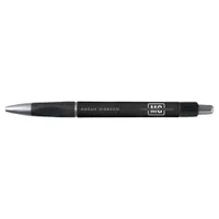 Elegant Modern Black Monogram Custom Name Branding Pen