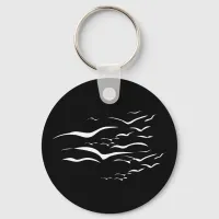 Flock of Gulls Keychain