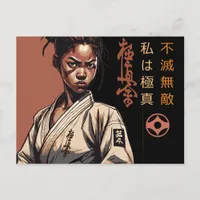 I am Kyokushin - Unbreakable, Unstoppable, Karate Postcard