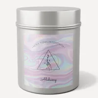 Chic Holographic Magical Intention Candles Label