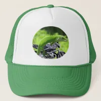Green Hawaiian Gecko Rider Trucker Hat