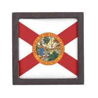 Florida State Flag Jewelry Box