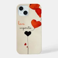 Heart-Shaped Balloons iPhone 15 Case