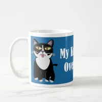 For Knocking Over Funny Cat Humor Slogan Coffee Mug