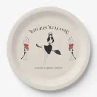 Witch Bloody Cocktail Hart Skeleton Hand Halloween Paper Plates