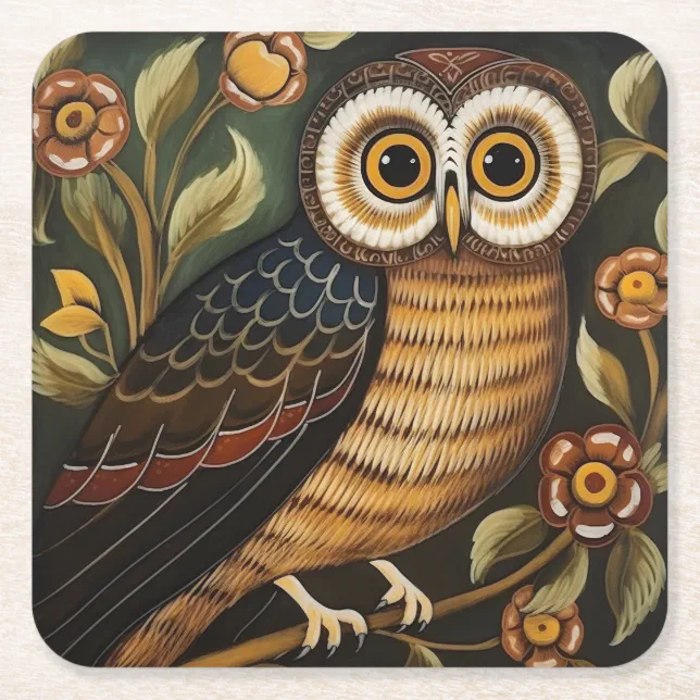 Ethnic Indian Owl Art