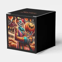 Scary Clown with Jack O' Lantern Halloween Favor Boxes