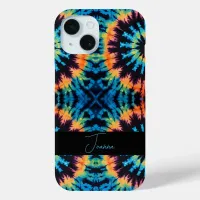 Colorful Girly Trendy Tie Dye iPhone Case