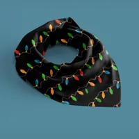 Cute Colorful Festive Christmas Lights Scarf