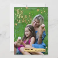 This Magical Moment Mother's Day Photo Holiday Card