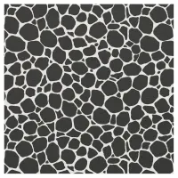 Black White Animal Skin Fabric