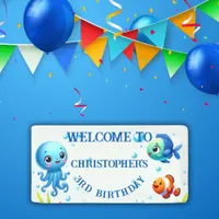 Under the Sea Boy Birthday | Banner