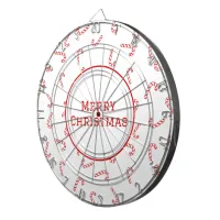 Personalized Candy Cane Christmas Dart Board