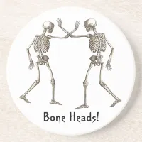 Boneheads Halloween Drink Coaster