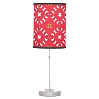 Christmas Holiday Charm Pattern 04 -  Table Lamp