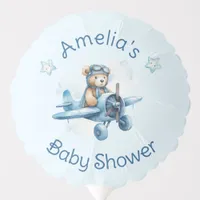 Sweet Little Boy on the Way Baby Shower Balloon