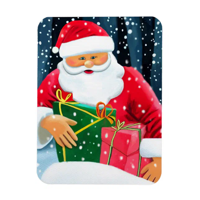 Merry Christmas - Santa Claus Magnet