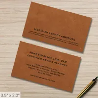 Simple Professional Typographic Business Card