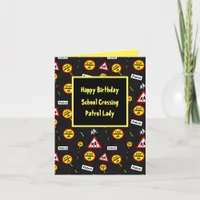 Happy Birthday School Crossing Patrol Card