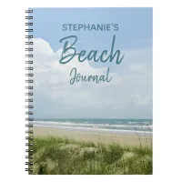 Beach Journal Personalized Coastal Notebook