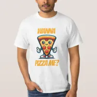 Wanna Pizza Me | Funny Food Pun T-Shirt