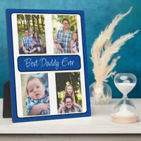 Personalized Best Daddy Ever Photo   Plaque